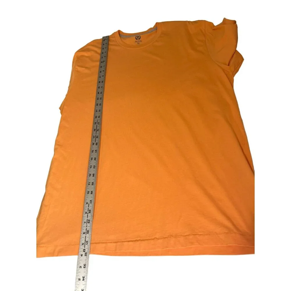 Club Room Men's Orange 100% Cotton Short Sleeve T-Shirt, Size XL